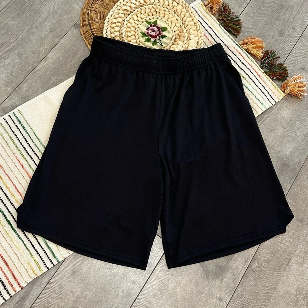 Kids Black Casual Shorts